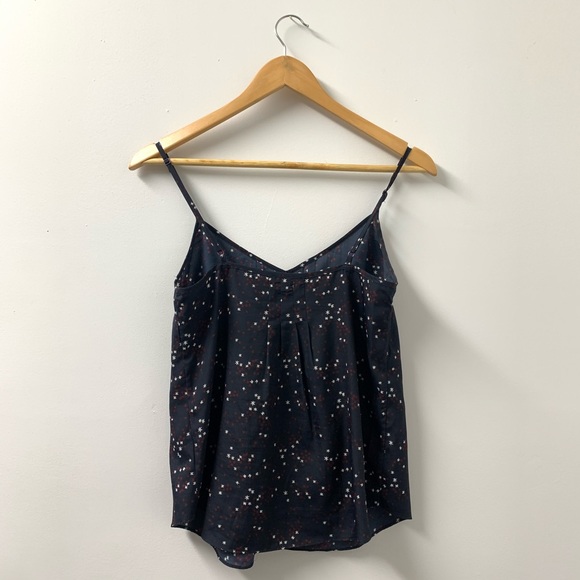 Aritzia Talula Navy Blue Star Patterned Tank - Picture 3 of 5